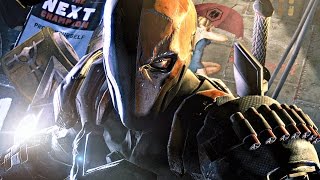 Batman Arkham Knight  Deathstroke Introduction Cutscene [upl. by Placido318]