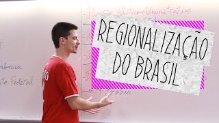 Dica de Geografia  Brasil Regionalização  Oficina do Estudante [upl. by Eednim323]