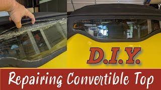 Repair Convertible Top Pontiac Solstice Saturn Sky [upl. by Inalej975]