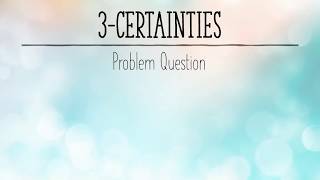 The three certainties  Equity and Trust Law England How to answer a problem question [upl. by Debor326]