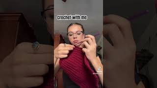 crochet a beanie with me ty xinecrochets for the tutorial 🩷🧶 crochet crochetclothing fyp [upl. by Debarath]