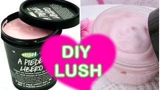 CREMA PIEDI quotA piede liberoquot LUSH FAI DA TE Fair Trade Foot Lotion DIY  Le Ricette di Jennifer [upl. by Moulden714]