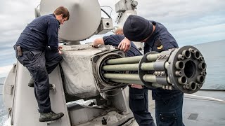 The Powerful US Phalanx CIWS in Action [upl. by Aneetak851]