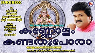 കണ്ണോളം കണ്ടത് പോരാ  Kannolam Kandathu Pora  MG Sreekumar Ayyappa Devotional Songs  Hindu Songs [upl. by Edny69]