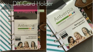 DIY Planner Card Holder  From Lamination Sheets [upl. by Julissa]