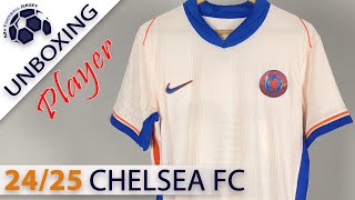 Chelsea FC Away Jersey No Sponsor 2425 Palmer Kitgg Player Version Unboxing Review [upl. by Ellered]