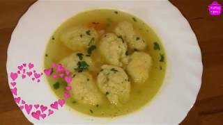 Knedle Za Supu  Kako Ih Najlakse Napraviti  Dumplings for Soup [upl. by Fotinas]