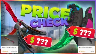 HOW to PRICE CHECK CSGO SKINS [upl. by Darton637]