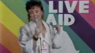 Live Aid 1985 Janice Long  Status Quo Interview [upl. by Damal]