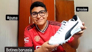 Volvieron los botines puma borussia blancos  review unboxing neymar maradona [upl. by Anelis]