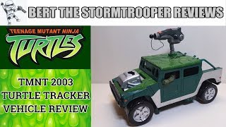 TMNT 2003 Turtle Tracker Vehicle Review Bert the Stormtrooper Reviews [upl. by Annaesor]