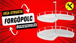 IKEA UTRUSTA forgópolc összeszerelés [upl. by Oneill531]