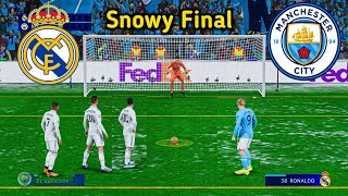 FIFA 23MESSIRONALDOMBAPPEHALLAD AL STARSREAL MADRID VS MANCHESTER CITY PENALTY SHOTOOT FINAL [upl. by Irotal]