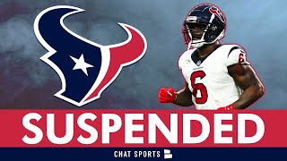 🚨 BREAKING NFL Suspending Texans Linebacker Denzel Perryman  Instant Reaction amp Texans News [upl. by Nyvek]