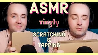 Intense Tingly Cardboard Tapping Sctatching ASMR Minimal Soft Spoken [upl. by Laehctim]