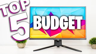 Top 5 Best Budget Gaming Monitor 2024 [upl. by Suinotna824]