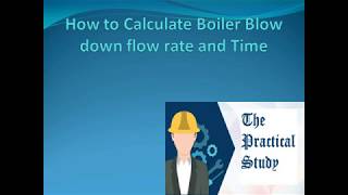 Boiler Blow Down Calculations [upl. by Boleyn487]