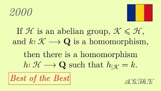 Romanian National Mathematical Olympiad 12th grade 2000 problem 3 [upl. by Vento697]