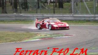 Ferrari F40 LM  Autodromo di Monza 27032009 [upl. by Carleen]