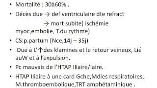 GYNECOLOGIE CARDIOPATHIE ET GROSSESSE [upl. by Aicak928]