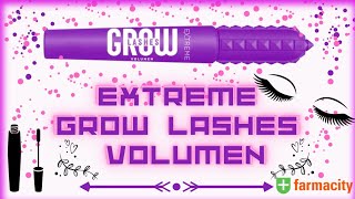 Mascara de pestañas GROW LASHES farmacityarg EXTREME VOLUMEN🤔 ¿ CUMPLE CON LO QUE PROMETE  🤔 [upl. by Einafpets]