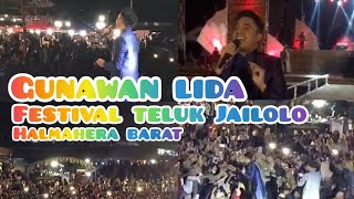 Gunawan Lida  Konser di Malam Puncak Festival Teluk Jailolo Halmahera barat [upl. by Ilonka738]