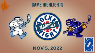 Switcheroo  Nov 5 2022  Marpole Hockey Highlights [upl. by Netsryk602]