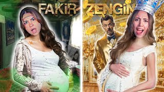 ZENGİN VS FAKİR HAMİLE BİR GÜN GEÇİRMEK yagmurerroglu [upl. by Naillij794]