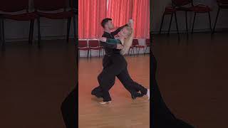 Slow Foxtrot Silver Level Choreo  Running Natural Weave Hover Cross [upl. by Wayolle]