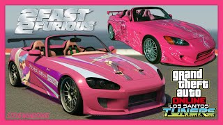 GTA 5 Sukis 2Fast 2Furious Honda S2000  Dinka RT3000 REPLICA BUILD [upl. by Wilfreda]