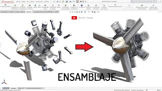 Tutorial de ensamblaje  SolidWorks [upl. by Emelia]