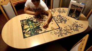 Ravensburger puzzle 1000  Eiffelturm mit Feuerwerk  Time lapse [upl. by Ellingston]