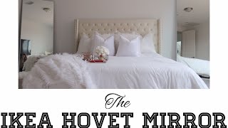 MY NEW IKEA MIRROR  IKEA HOVET MIRROR  MAGGIE HERNANDEZ [upl. by Yenohtna]