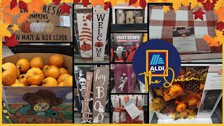 👑🛒🔥 Aldi Halloween amp Fall Funzie Aisle Shop With MeClearance FindsHome DecorFashion amp More👑🛒🙂 [upl. by Muir390]