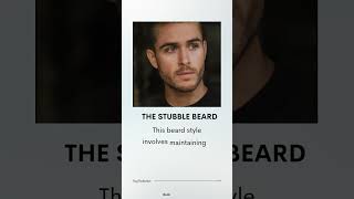 The stubble beard This beard style involves maintaining a short even layer of facial hair [upl. by Gayner]