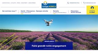 Le site Groupe AGRICA fait peau neuve [upl. by Carrew]