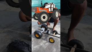 Making homemade electric tractor 🚜🚜 cycle motor powerful RKG [upl. by Nivak]