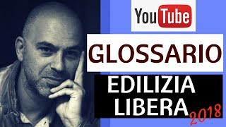 Lavori in casa senza permessi e Glossario edilizia libera  parte 22 [upl. by Cynarra]