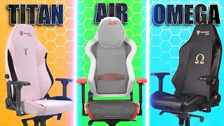 SecretLab Titan Evo vs DxRacer Air vs Secretlab OMEGA [upl. by Enilav869]