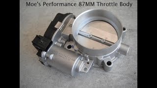 87mm Throttle Body from Modern Muscle Xtreme installed [upl. by Lauro]