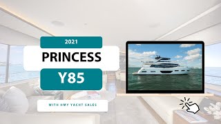 2021 Princess Y85  For Sale with HMY Yachts [upl. by Gensler]