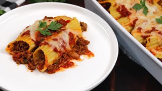 Meat Manicotti Recipe • Delicious Stuffed Pasta 🥰  Episode 69 [upl. by Ardena650]