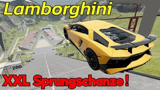 Mit einem Lamborghini über die Sprungschanze  Beamng  11 [upl. by Thetis]