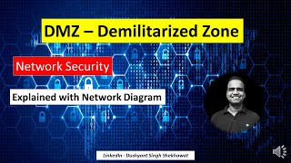 Demilitarized zone DMZ in Network Security  Role of Firewall in routing traffic  DMZ vs Extranet [upl. by Aremihc]