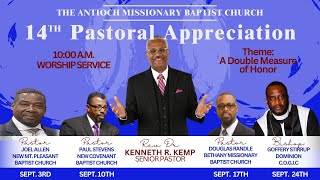 Antiochs 14th Pastoral appreciation month Guest Preacher is Rev Douglas Randle Bethany MBC [upl. by Adianes]