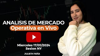 3🔴Sesion en VIVO  Analisis de Mercado NY MAS Estrategias tradingdesdecero [upl. by Idyh]