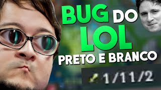 BUG do LOL PRETO e BRANCO  ͡° ͜ʖ ͡° [upl. by Eimmis]