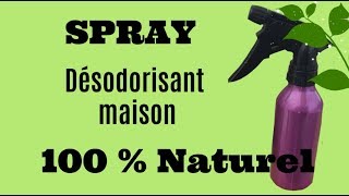 Spray désodorisant 100 NATUREL  DIY facile et pas cher  DIY Parfum maison [upl. by Nierman]