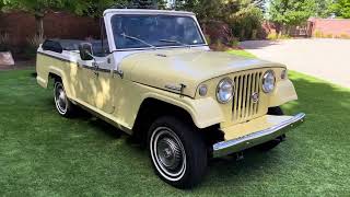 FuelInjected 1967 Jeepster Commando for sale on Bring a Trailer [upl. by Enelkcaj133]