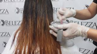 Extracción de tinte negro con técnica Balayage [upl. by Retrak830]